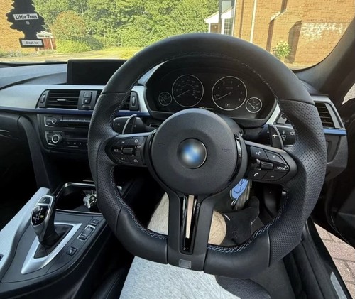 Bmw custom leather - flat, bottom