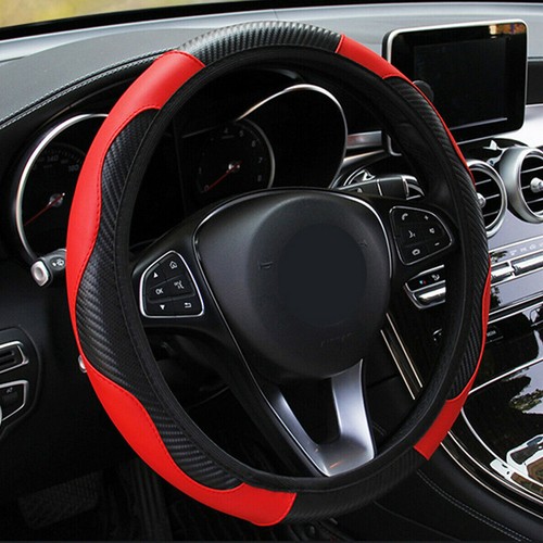 Red car microfiber leather - red,