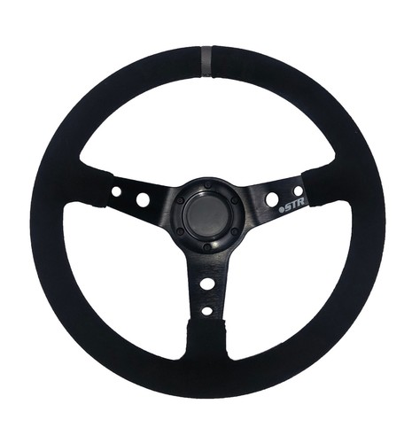 Steering wheel dished with - dished,