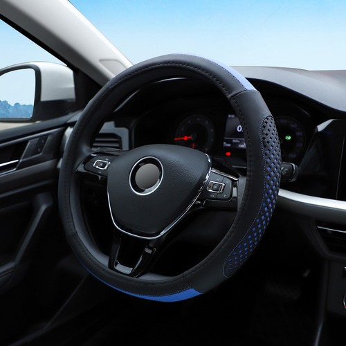 Blue car steering wheel - car,