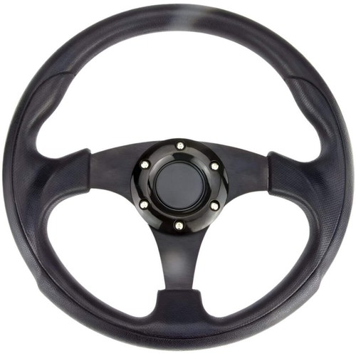 300mm steering wheel - steering, black