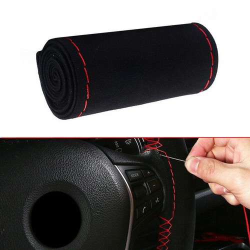38cm suede car steering - 38cm,