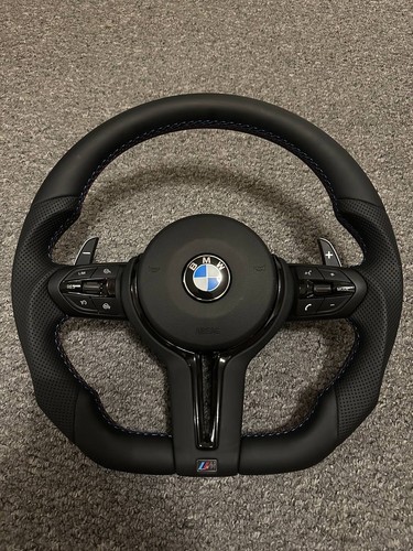 Bmw leather flat bottom - leather,